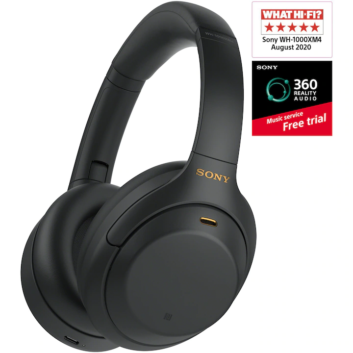 casti over ear Sony WH-1000XM4B