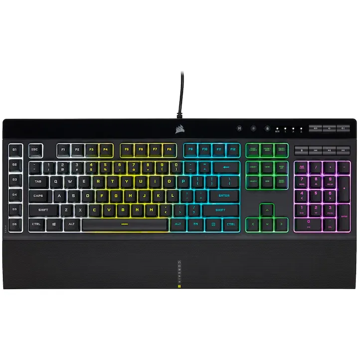 tastatura de gaming cu fir corsair