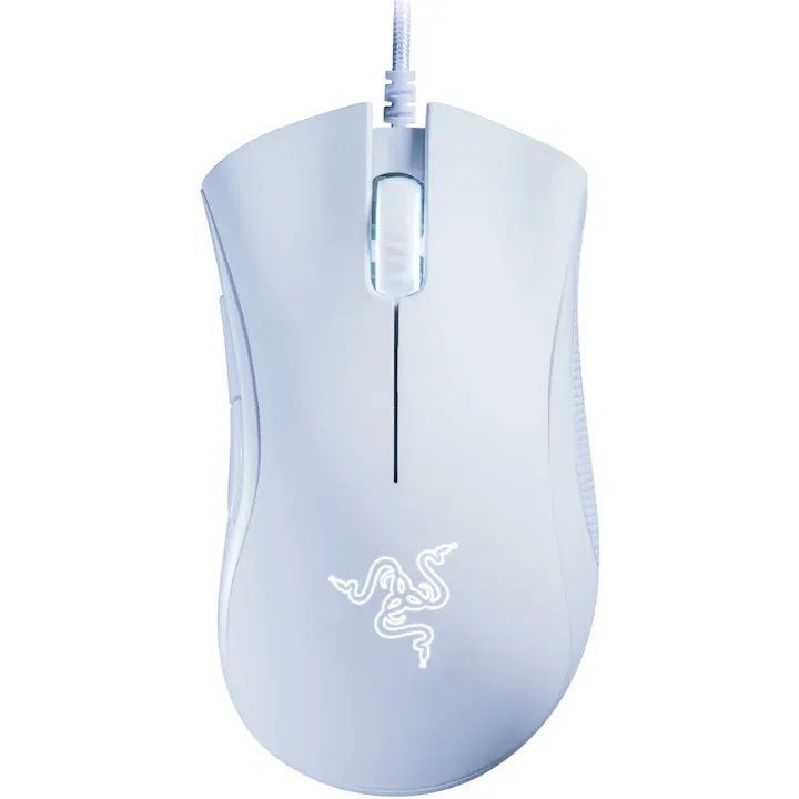 mouse de gaming alb